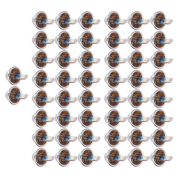 Spikhuvud Stud Fint utförande Färgglad design DIY Lätt Bärbar Järnkon Spikar 10mm