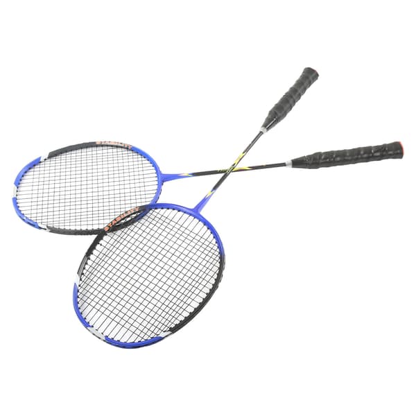2 st badmintonracketar kolfiberlegering ultralätta sporttillbehör för träningstävlingar
