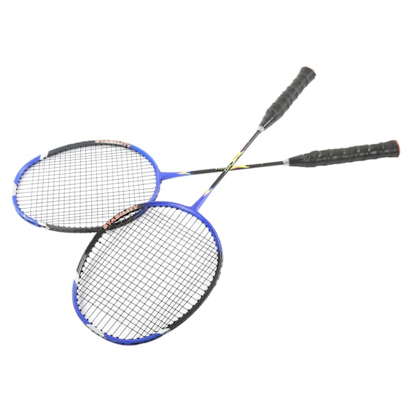 2 st badmintons racket i kolfiberlegering, ultralätt sporttillbehör för träning och tävling