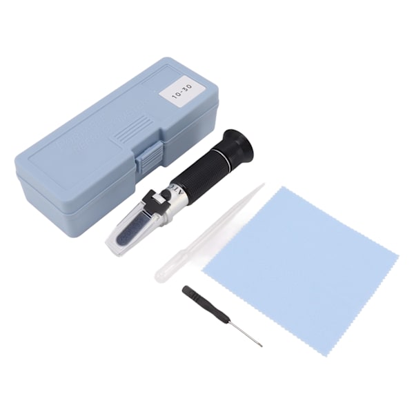 Brixmätare refraktometer 10‑30% aluminium bärbar handhållen sockerhalt hydrometer för frukt honung andra söta drycker