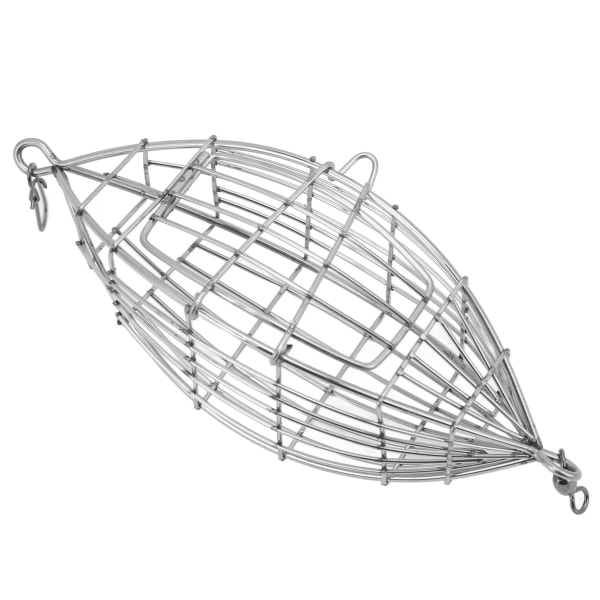 Fiskefoderbur i rustfrit stål, lokkebur til karpefiskeri, foderkurv til rejer, krabber og fiskefoder