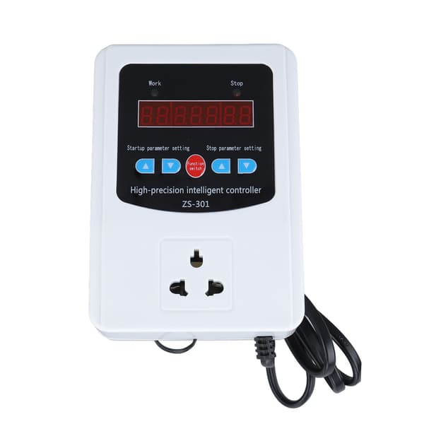 1500W Drivhus Temperaturregulator Digital Lufttemperaturregulator Termostat LCD Display 10A EU Stik 220V
