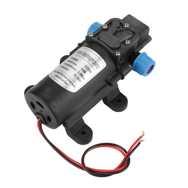 DC24V 60W 5l Min Miniatyr Högtrycks Elektrisk Membran Självsugande Vattenpump