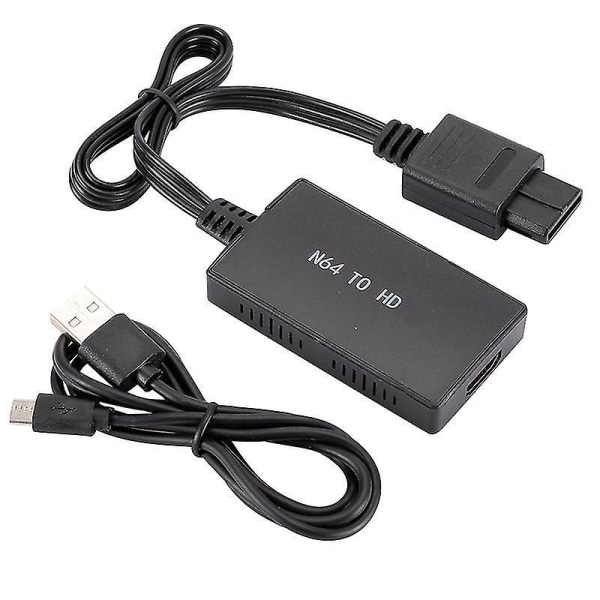Bærbar N64 til HDMI-adapter for Nintendo 64/SNES/NGC/S - HDMI-kompatibel adapter