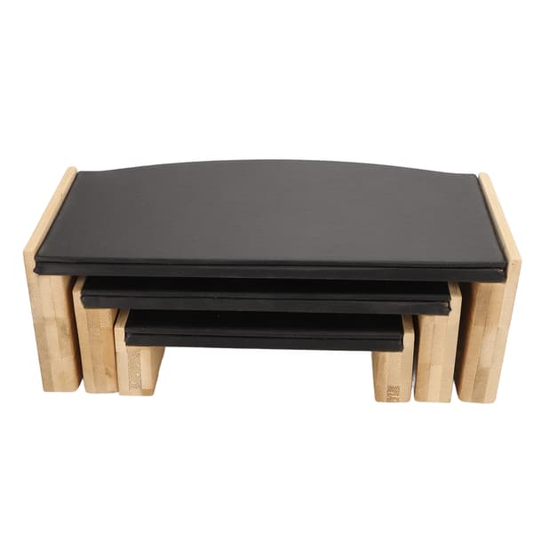 3 Stykker Smykke Display Stand Sæt Smykke Display Risers til Øreringe Ringe Halskæder Armbånd