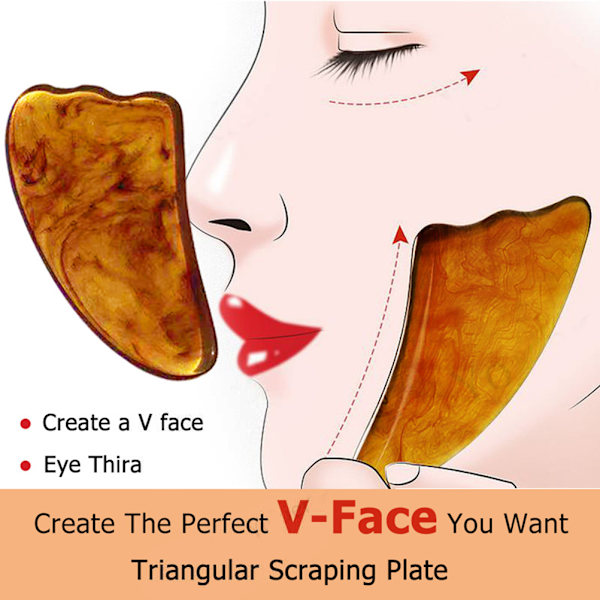 Gua Sha skrapa massageverktyg Gua Sha bräda skrapa verktyg för ansikte och kropp