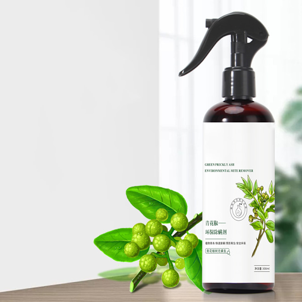 Midd-dreper Grønn Pepper Miljøvern Plast Midd Fjerning Spray for Seng Sofa Hjem 300ml