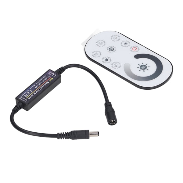 RF Full Touch Dimmer Trådlös Konstant Spännings LED-Kontroller Mini Induktionsljusstångskontroll DC 5‑24V