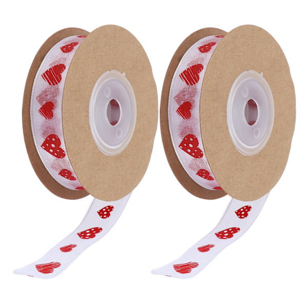 2ST printed band Tvättbart polyester gör-det-själv-hårband utan rynkor Print 1,5 cm