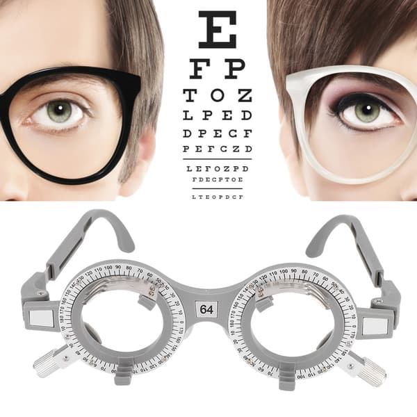 64mm Optisk Provlinsram Optometri Linsram Ultralätta Glasögon Tillbehör