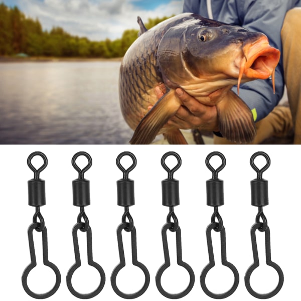 60 stk 2,8 cm/1,1 tommer karpefiskesvinger for tilkobling av PVA-nettingsveske Fisketilbehør Terminalutstyr