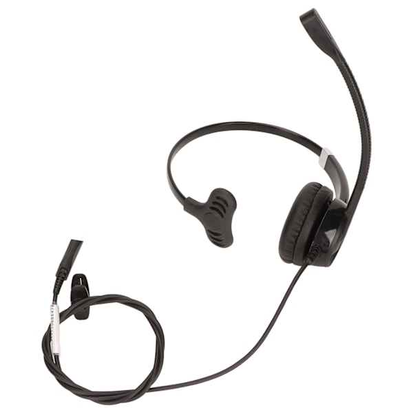 Call Center Headset Enkelt Øre Støydempende Justerbart Ergonomisk Business Headset med Mikrofon