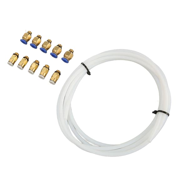 PTFE-slange med PC4 M6 KJH04 M6 Pneumatiske Fittings til 1,75 mm Filament PLA ABS til Bambu Lab 3D-printer