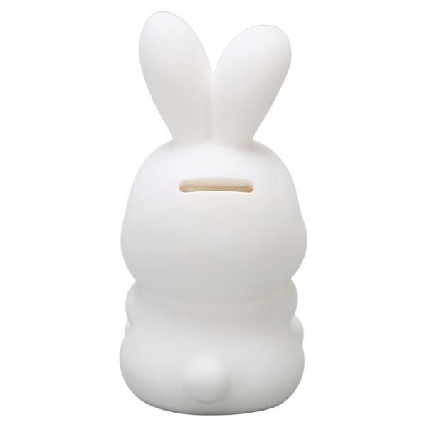 Rabbit Piggy Bank Söt splitterfri myntbank Bitrthday Present för hem sovrum dekoration