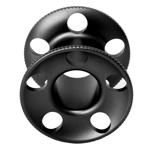 Aluminiumslegering dykking fingersnelle Retningslinje for fridykking Snorkling Undervannsutstyr Utstyr svart