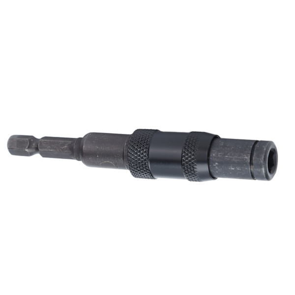 Impact Tough Quick Release Bit Holder Selvlåsende skruetrækker forlængerstang 1/4in Hex Shank Black