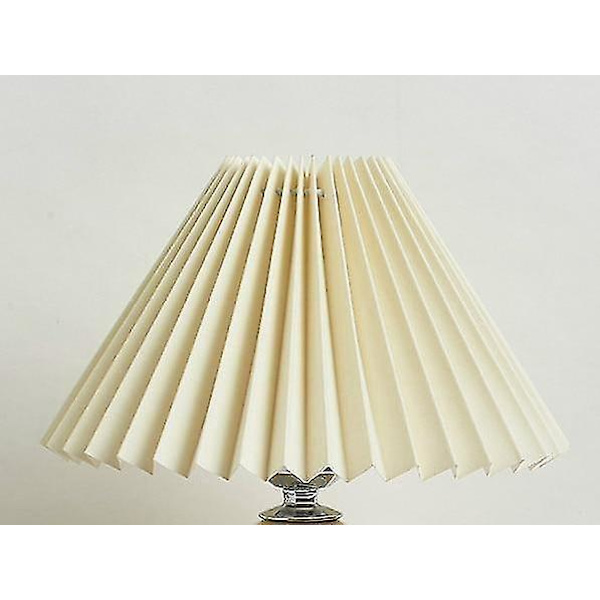 Yamato-stil Vintage Multifarvet Plettede Bordlampe Skærme 38cm Dia 22cm H Beige