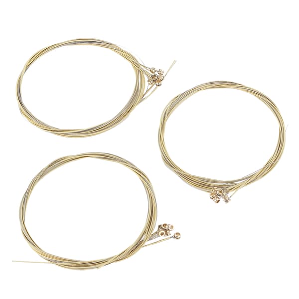 3Set Universal Steel Acoustic Folk Guitar Strings Replacement Musical Instrument Accessories3Set Brass Strings