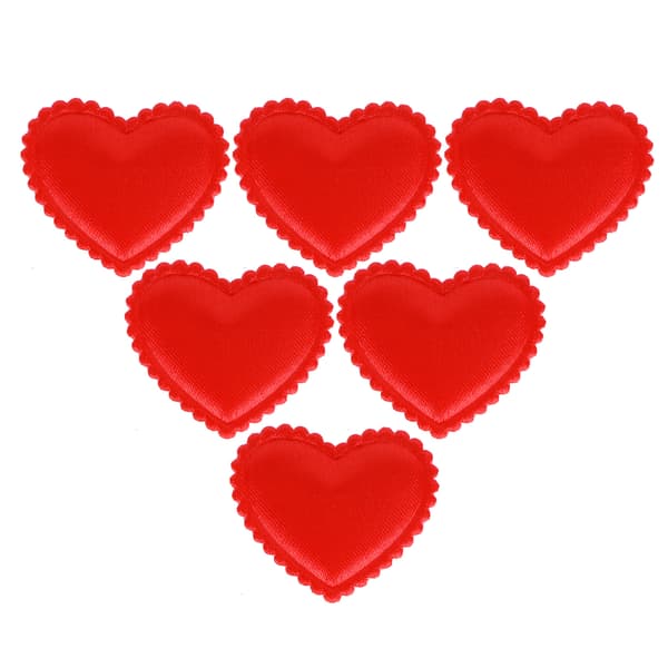 500 stk. 3,5 cm hjertekonfetti i polyester til bryllup og valentinsdag