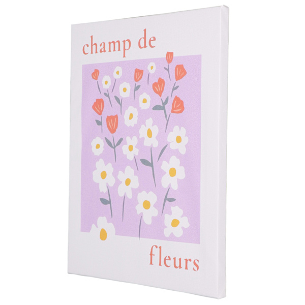 Blomsterkonstbilder Fashionable Ambience Ljus färg blekningsbeständighet Väggdekor Konst för hemmakontor Bar kök Café Typ C