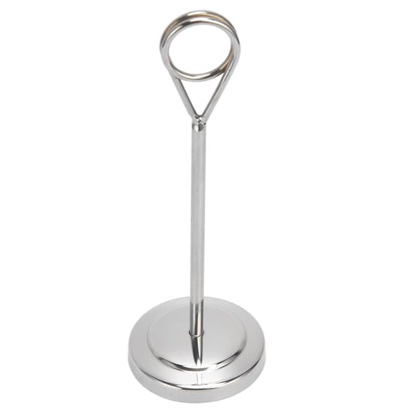 Bordnummerholder Rustfrit Stål Rundformet Stabil Billedholder Stand til Hotel Restaurant Hjem
