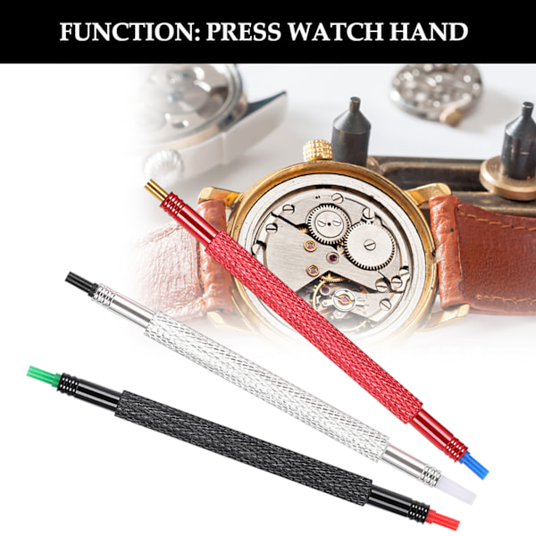 3 st Double Head Watch Hand Pressers B062-1-2-3 Watch Repair Tool