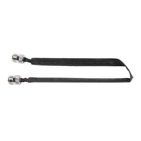 Fladt RF koaksialkabel til dør/vindue, SO239 UHF hun til UHF hun, 50 Ohm RF koaksial pigtail