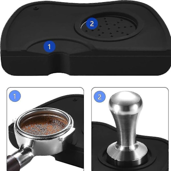 Silikonunderlägg för kaffepress - halkfria hörn