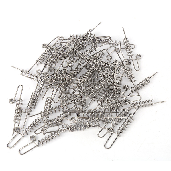Mjukt fiskebete-anslutningsmaskar Lock Lock Fixed Pin Fiskebeten TillbehörStor storlek (cirka 6 cm/2,4 tum)