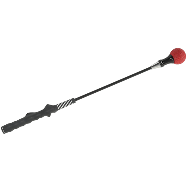 Golf Swing Træningsstang Stribe Justerbar Antiskid Gummi Greb Øvelse Pind til Opvarmning Rød