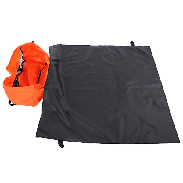 Rock Climbing Rope Kit Bag Vikbar axelrem för utomhuscampingvandring (orange)