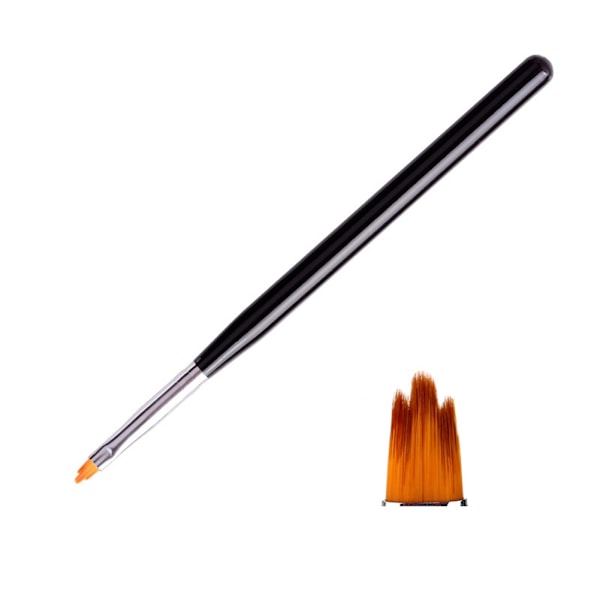 Nail Painting Brush Manicure Wooden Handle UV Gel Line Drawing Dotting Pen Tool (05)