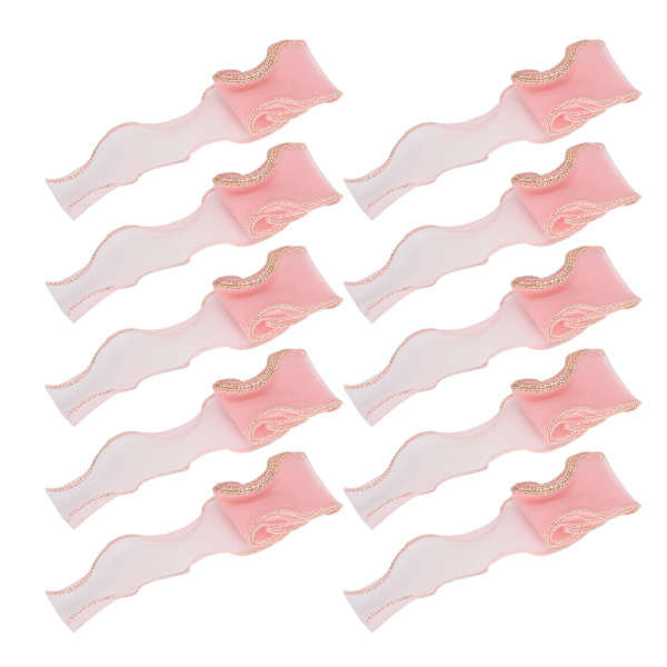 10 metriä pitsi nauhaa 60mm spiraali DIY tarvikkeet hiusten ompeluun koristeluun lahjapakettiinPink-S2