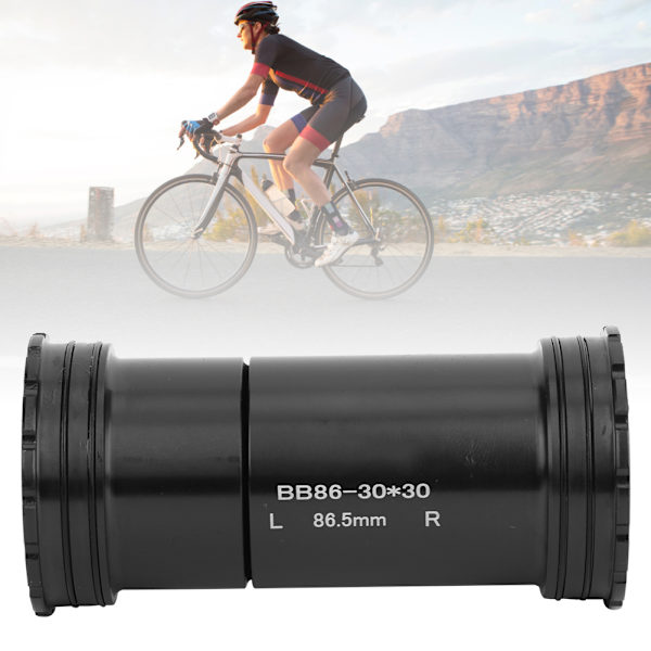 ZTTO Alloy Bike BB86 Integroitu Kierreruuvi Lukitus 4 Laakeria Alatuki Polkupyörän lisävaruste (musta)