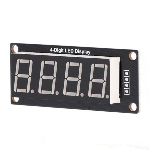 4 stk. LED-segment digitalt displaymodul 4 bit 7 segmenter printkort urmodul 0,56 tommer MRA172A rød