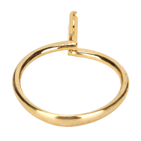 Blank Ring Base Stål Korte Fire Kløer Udsøgte blanke lette fingerringe Komponenter til gør-det-selv-håndværk Smykkefremstilling af guld