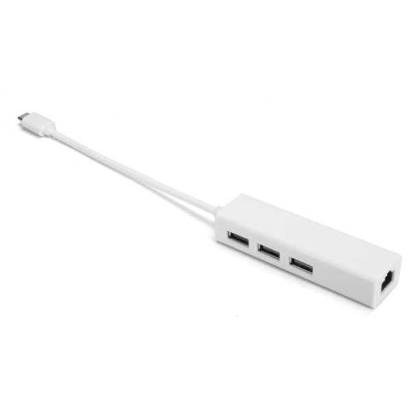 RJ45 Ethernet Adapter Typ C till USB 2.0 Nätverk 100M tillbehör för WIN XP/7/8/OS XUSB 2.0 med nätverkskort