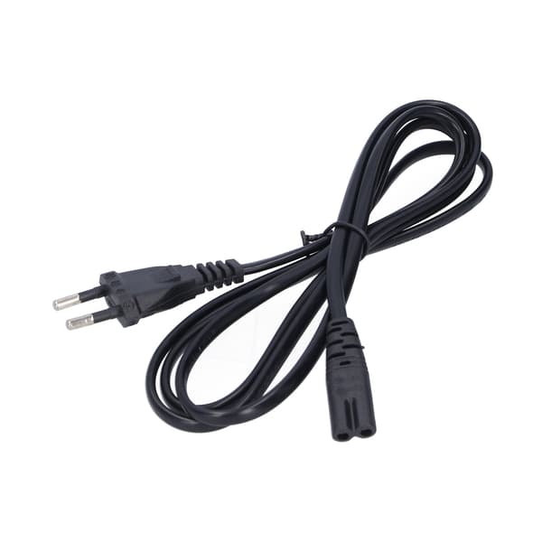 1m Lampe Strømledning Strømadapter Kabel for Digitalkameraer EU Plugg 250V 2.5A