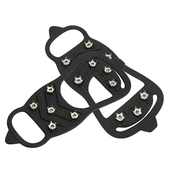 1 pari 8Tooth Outdoor Snow Walking Nail Crampons Liukumista estävät Jääkengät Piikkasuojat (M )