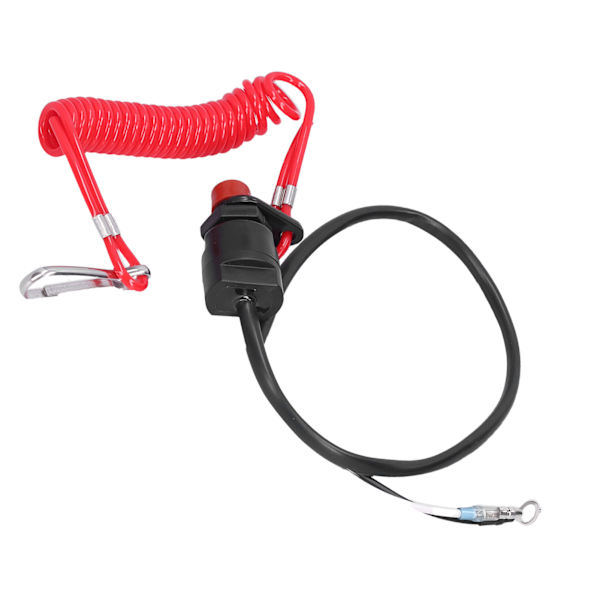 Universal Bådpåhængsmotor Motor Dræbningsstopkontakt med Sikkerhedstether Lanyard Kit