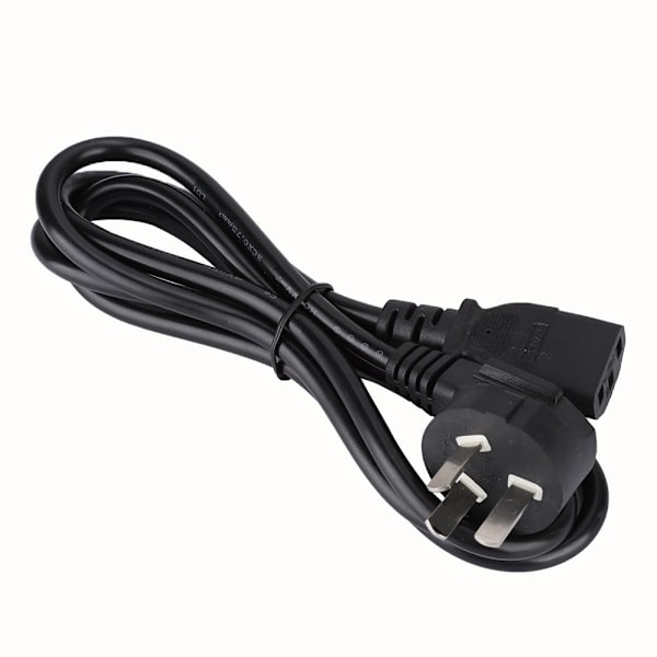 1,5M 3-hulls 3-pin strømkabeladapter veggplugg lader AC strømledning (AU-plugg)