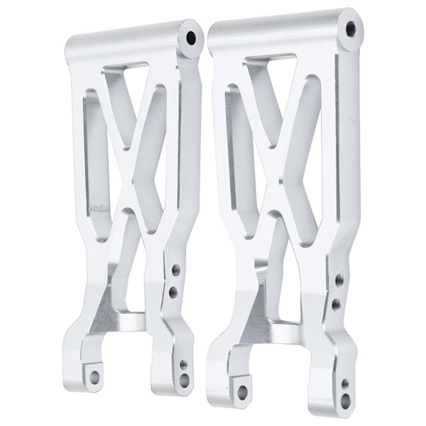 RC Bakre Fjæringsarm i Aluminiumlegering Bakre Svingarm Oppgraderingsdeler Tilbehør for Wltoys 104001 1/10 RC BilSølv