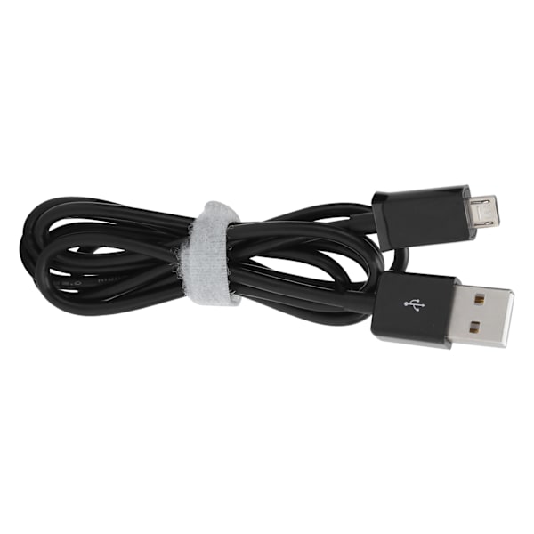 2 st 1 m telefonladdningskabel Micro USB snabbladdningskabel PVC-datakabel för AndroidBlack