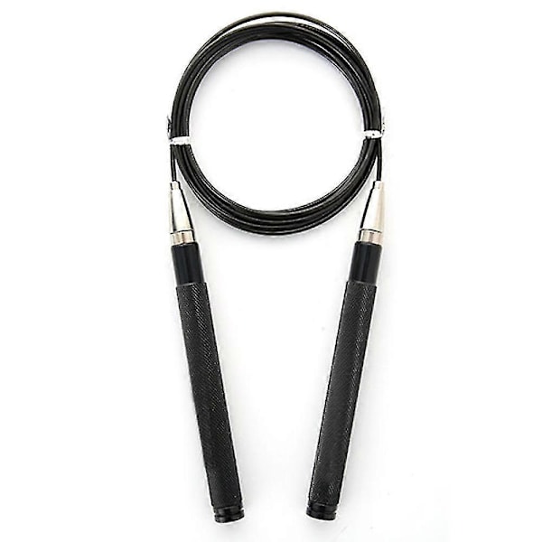 Hoppetau, Speed Jump Rope Tangle-free Justerbar, Svart Zekai