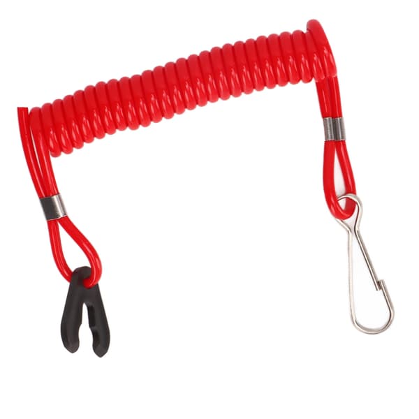 Bådmotor Stopknap Sikkerhedslås Snøre Lanyard til Udenbordsmotor Dele