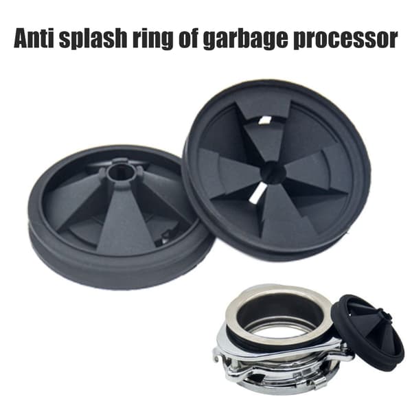 Søppelkvern Sprutbeskyttelse Vask Baffel Matavfallskvern Deler Tilbehør Multifunksjonsavløpsplugger for Søppelkverner
