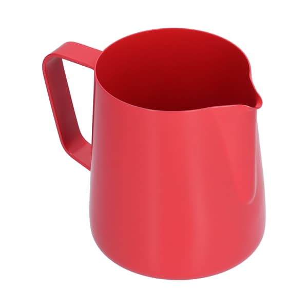 400 ml PTFE spids mælkekande i rustfrit stål kaffekande til hjemmekøkken rød