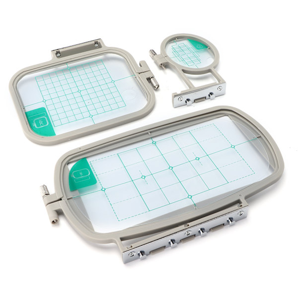 3-pack broderiram med hushålls multifunktionell broderi symaskin set för hemmet