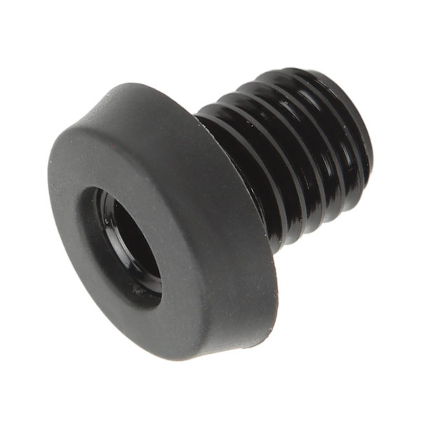 Billiard Cue Bottom Cover Aluminium Alloy Plastic Rear Plug Pool Stick Bumper Protector Black