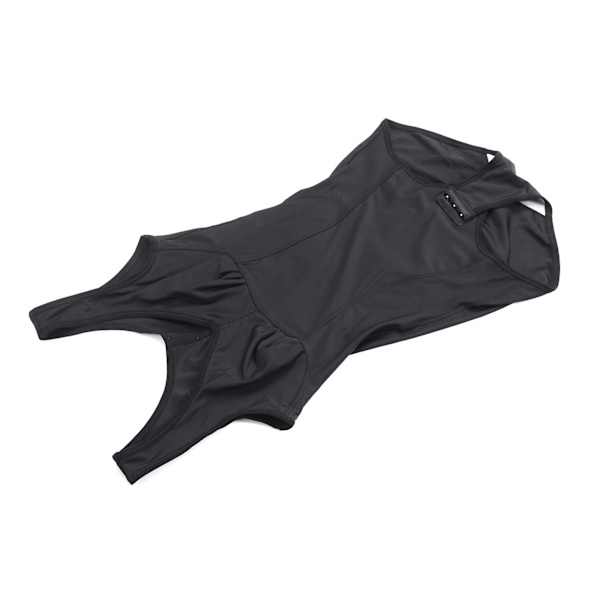Kvinder taljetræner Tummy Control Bodysuit Slankende kropsform med bh (sort) L